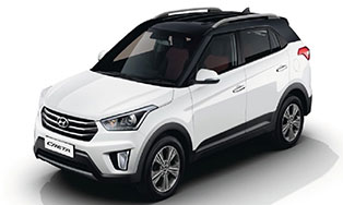 creta car rental services in goa